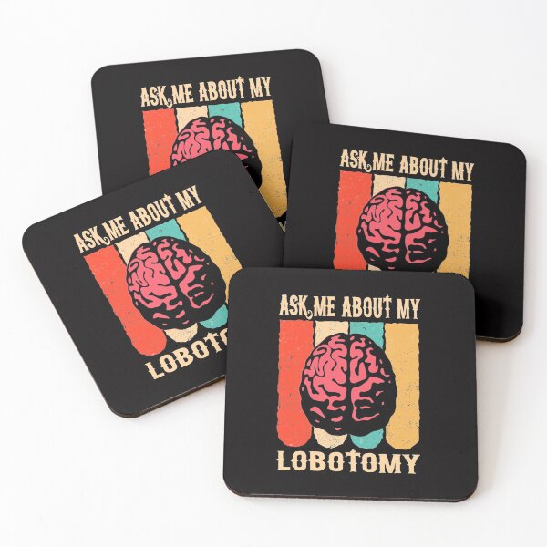 Item preview, Ask Me About My Lobotomy Funny retro vintag leucotomy, psychosurgery doctor gift designed and sold by mohmmed22.
