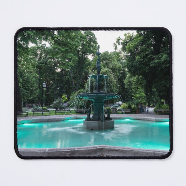Item preview, Elegant Bronze Fountain Illuminated in Paolo Veronese Green designed and sold by Georgia Mizuleva.