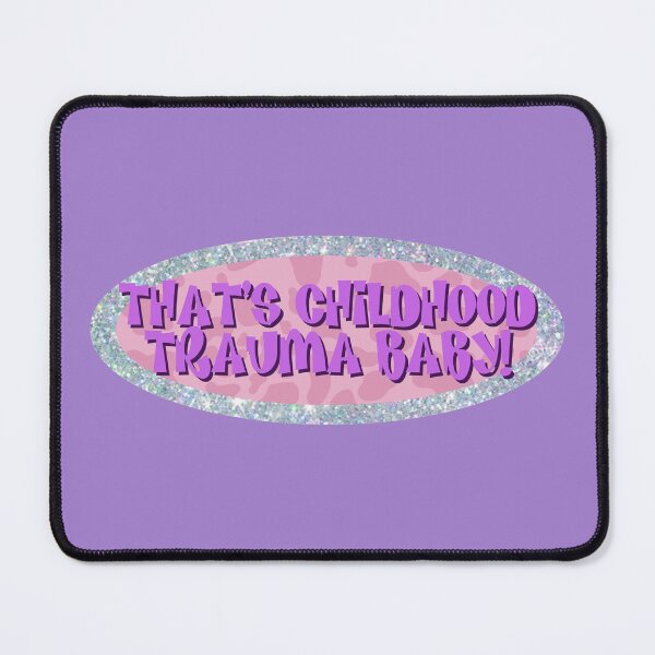 Item preview, childhood trauma y2k pink cow glitter designed and sold by jeanlouise.