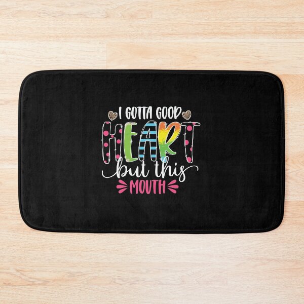 Item preview, I Gotta Good Heart But This Mouth designed and sold by 8-COUNT Co. Clothing.