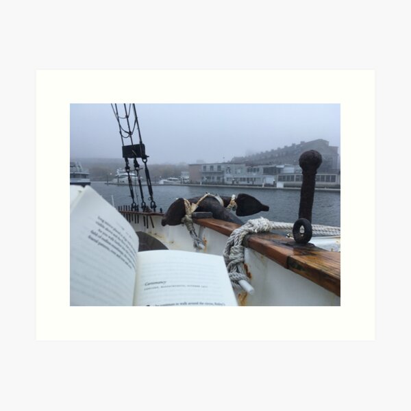 Book and Anchor Art Print