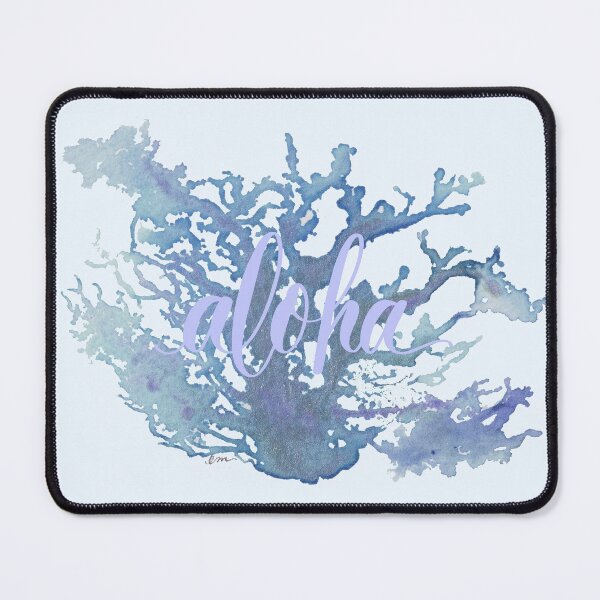 Item preview, Blue-Purple Coral Watercolor Hawaii Ocean Inspired Artwork designed and sold by Handwritten Aloha.