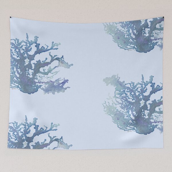 Item preview, Blue-Purple Coral Watercolor Hawaii Ocean Inspired Artwork designed and sold by Handwritten Aloha.