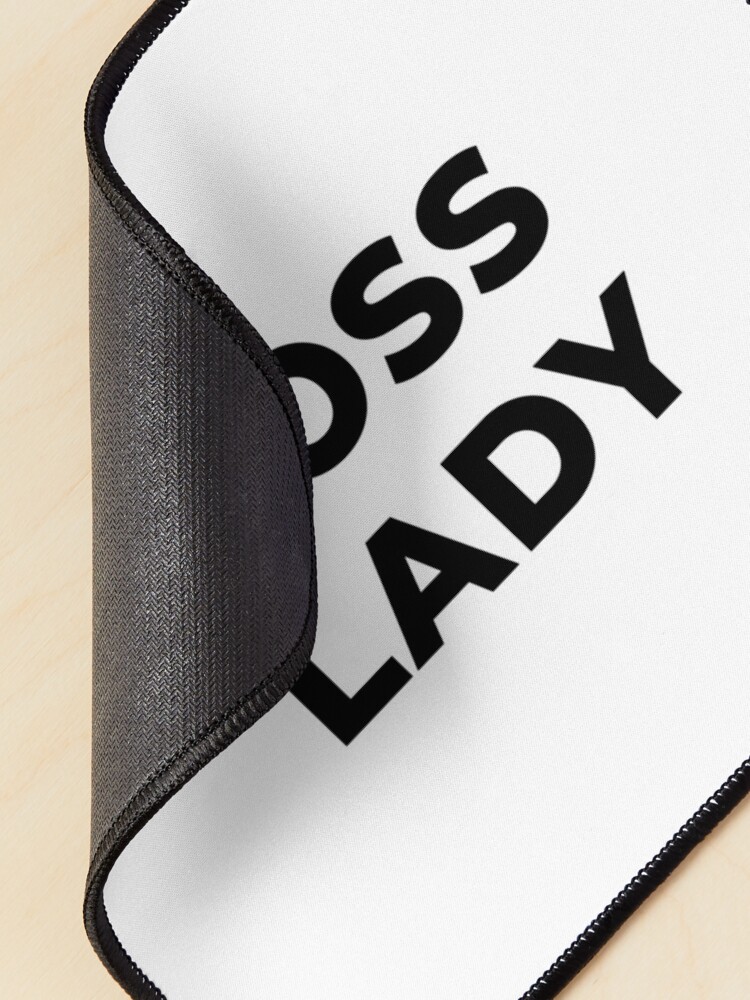 Alternate view of Boss Lady (Inverted) Mouse Pad