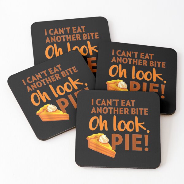 Item preview,  Cant Eat Another Bite Oh Look Pie Funny Thanksgiving Day designed and sold by lindafrances.