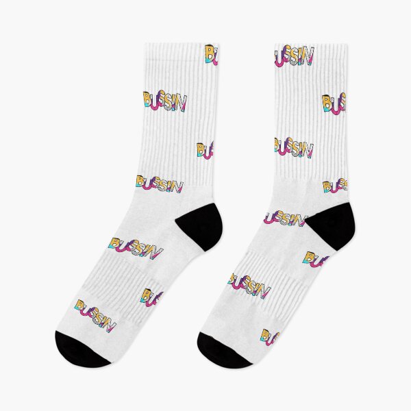 Item preview, bussin' gen z meme phrase 80's pattern designed and sold by Captain-Jackson.