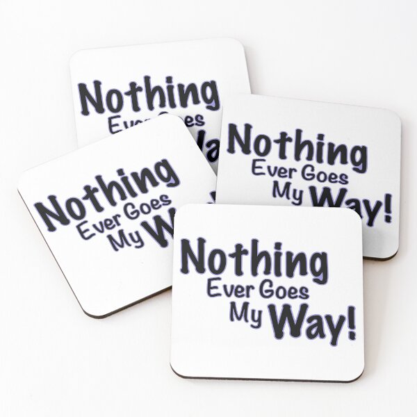 Item preview, Nothing Ever Goes My Way! - Purple designed and sold by SnugThreads.