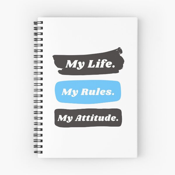 Item preview, My life my rules my attitude designed and sold by TopStyles.