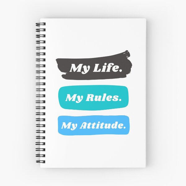 Item preview, My life my rules my attitude designed and sold by TopStyles.