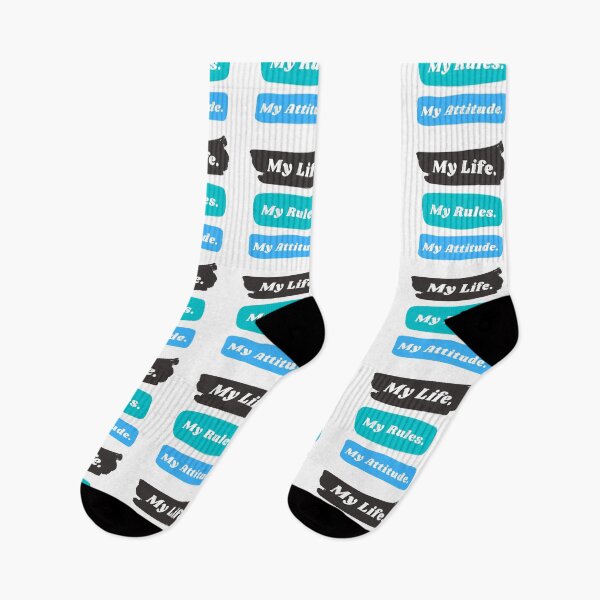 Item preview, My life my rules my attitude designed and sold by TopStyles.