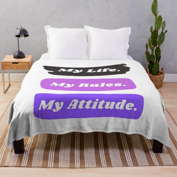 Item preview, My life my rules my attitude designed and sold by TopStyles.