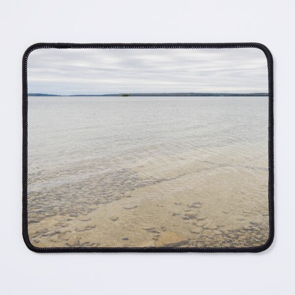 Item preview, Tiled Bedrock - Lake Manitou in Khaki and Silver designed and sold by Georgia Mizuleva.