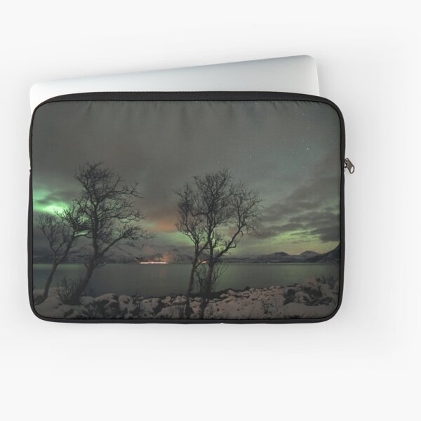 Aurora Borealis and clouds Laptop Sleeve