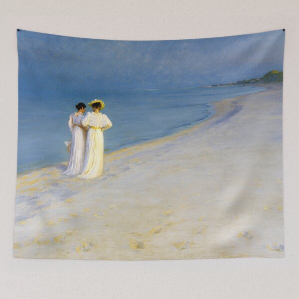 Item preview, Summer Evening on the Souther Beach by Peder Severin Krøyer (1893) designed and sold by allhistory.