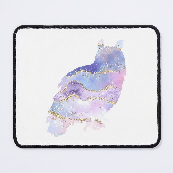 Item preview, Blue Owl Gold Glitter designed and sold by Renatas Traideris.
