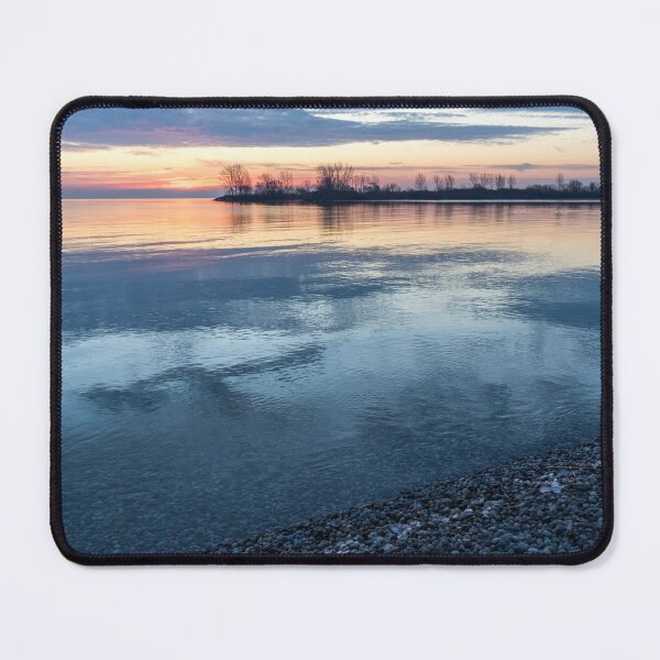 Item preview, Cool Lakeside Sunrise with a Fringe of Ice designed and sold by Georgia Mizuleva.