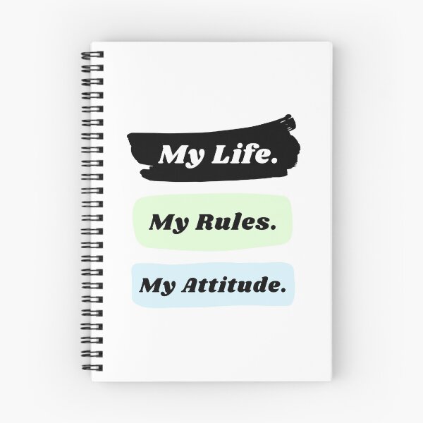 Item preview, My life my rules my attitude designed and sold by TopStyles.