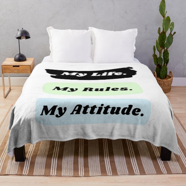 Item preview, My life my rules my attitude designed and sold by TopStyles.