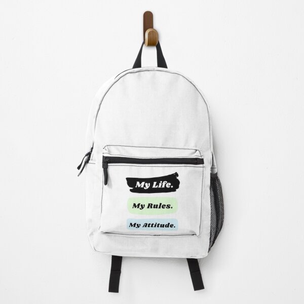 Item preview, My life my rules my attitude designed and sold by TopStyles.