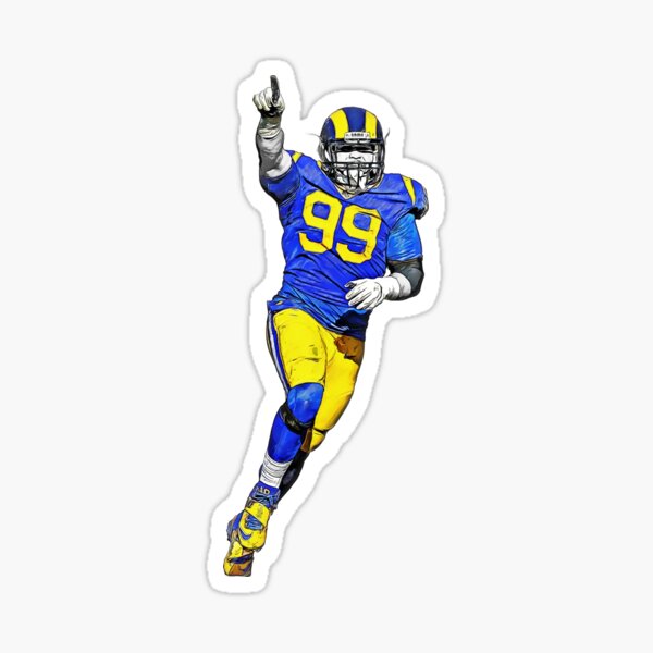 Aaron Donald: Throwback Jersey Wall Decal