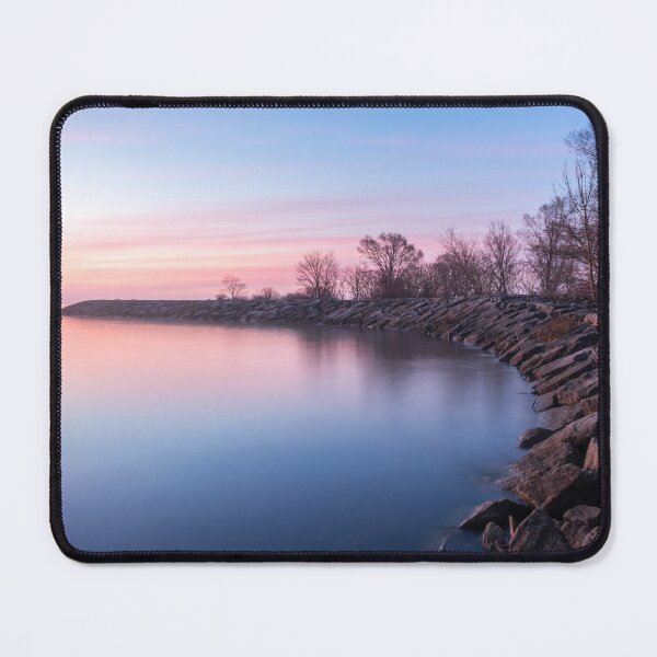 Item preview, Smoothing the Ripples - Lake Cove Sunrise in Rose Gold Sapphire and Rich Sienna  designed and sold by Georgia Mizuleva.