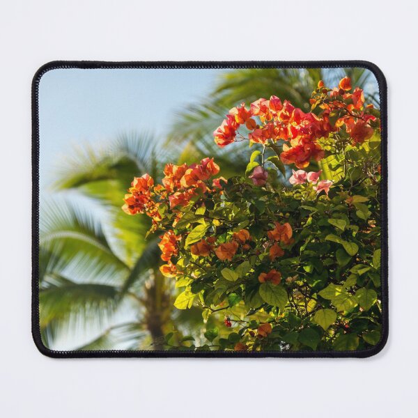Item preview, Tropical Dreams - Bougainvillea Blooms and Palm Fronds designed and sold by Georgia Mizuleva.