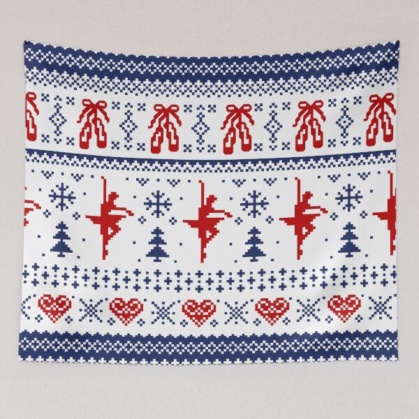 Item preview, Christmas Knit - Ugly Sweater - Nutcracker Ballet - light pattern designed and sold by KoolDsignsDANCE.
