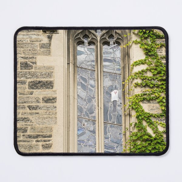 Item preview, Of Windows and Leaves - Stained Glass Mullions and Leafy Hedera Ivy designed and sold by Georgia Mizuleva.