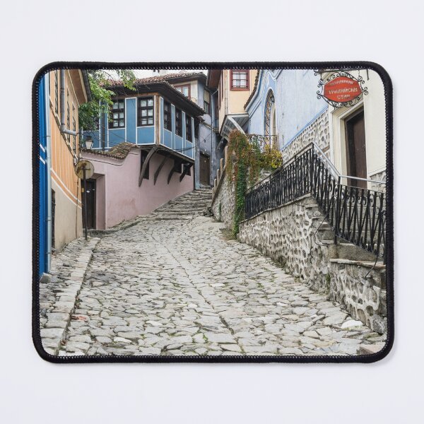 Item preview, Hugging the Narrow Streets - Old Town Plovdiv Splendid Revival Houses designed and sold by Georgia Mizuleva.