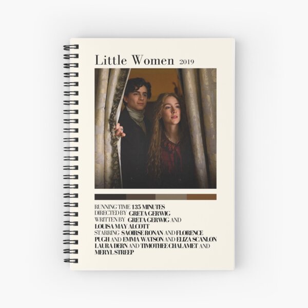 Little Women (Jo and Laurie) Aesthetic Movie Poster Spiral Notebook
