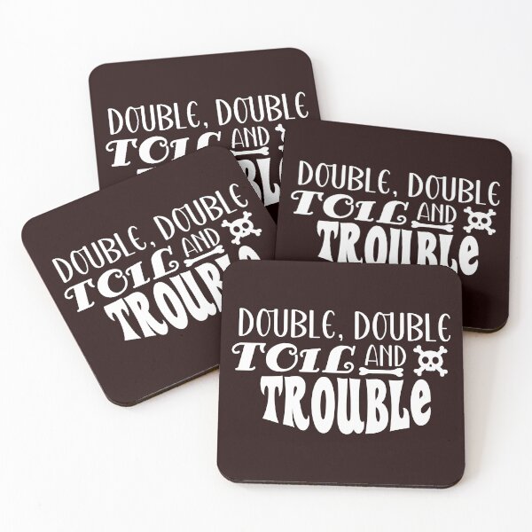 Item preview, Double, Double, Toil And Trouble | Halloween (T : Dark) designed and sold by the-krisney-way.