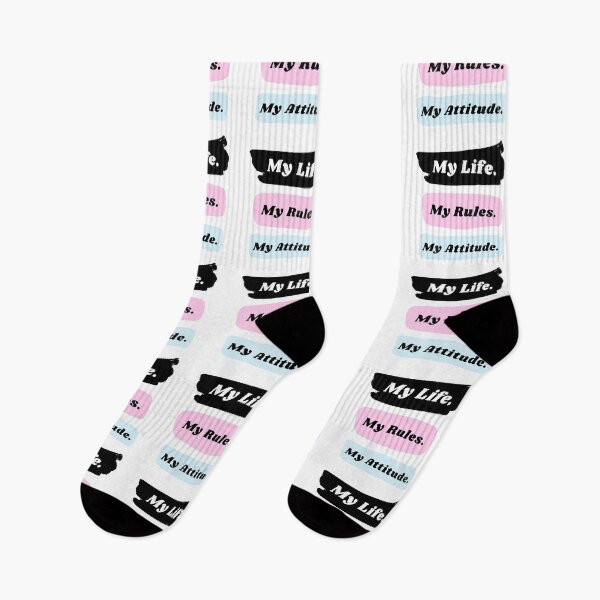 Item preview, My life my rules my attitude designed and sold by TopStyles.