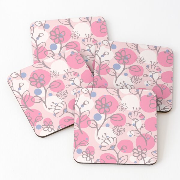 Item preview, Drawn dots and flowers pattern designed and sold by RafaelLima7.