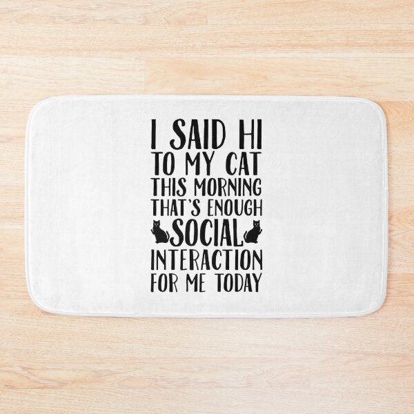 Item preview, Social Cat Interaction Today designed and sold by MusicSkateboard.