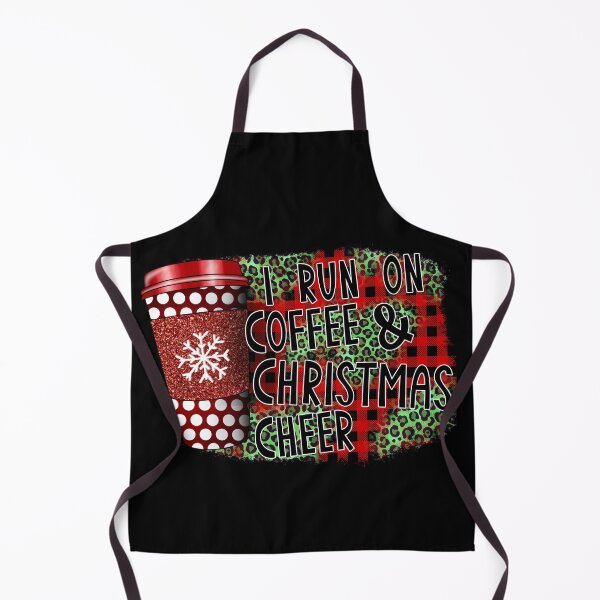 Item preview, Buffalo plaid cheetah I run on coffee and Christmas cheer leopard- men’s/ women’s/ kids Christmas designed and sold by Designs Of all kinds.