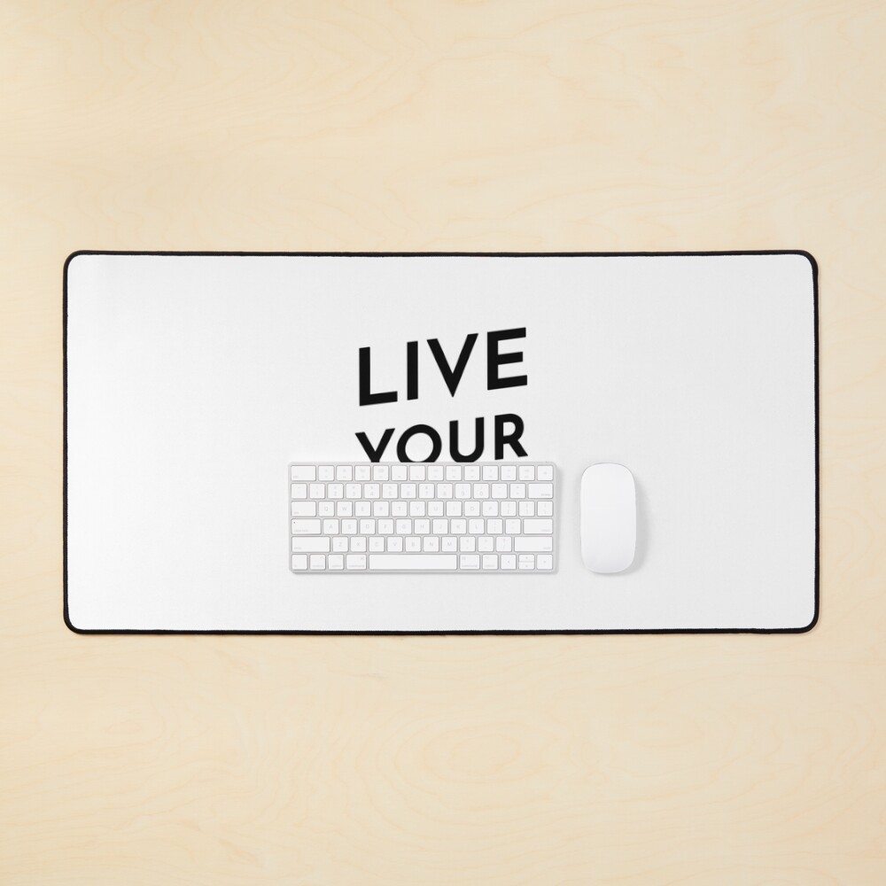Live Your Dreams (Inverted) Mouse Pad