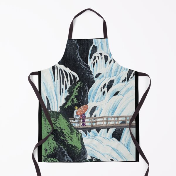Item preview, Japanese Art Shiragumo Waterfall of Nikkō (1910) by Hiroaki Takahashi designed and sold by Daebakshop.