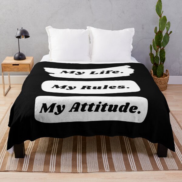 Item preview, My life my rules my attitude designed and sold by TopStyles.