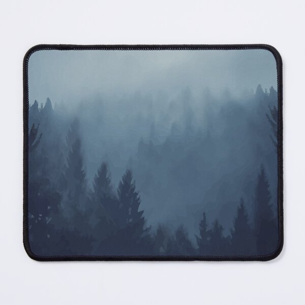 Item preview, This is foggy forest, montain lovers, fog, mist, trees, nature, outdoors designed and sold by Collagedream.