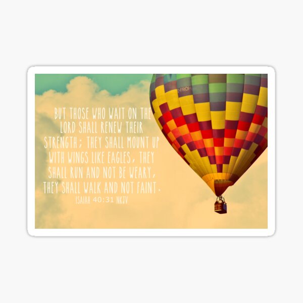 Isaiah 40:31 Sticker