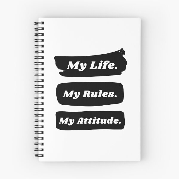 Item preview, My life my rules my attitude designed and sold by TopStyles.