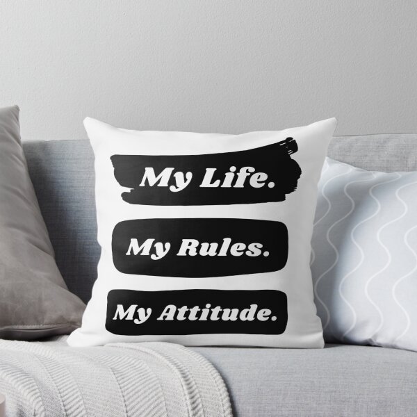 Item preview, My life my rules my attitude designed and sold by TopStyles.