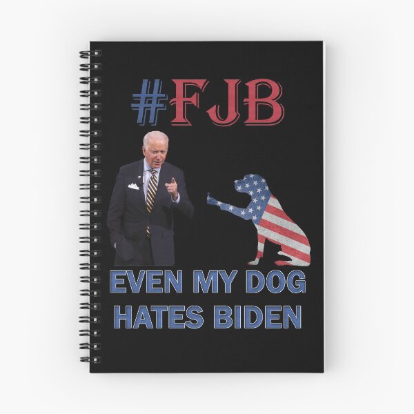Aperçu de l'œuvre LE CHIEN MONTRE LE DOIGT DU MILIEU À BIDEN, même mon chien déteste Biden, FJB créée et vendue par Your Favorite Shop.