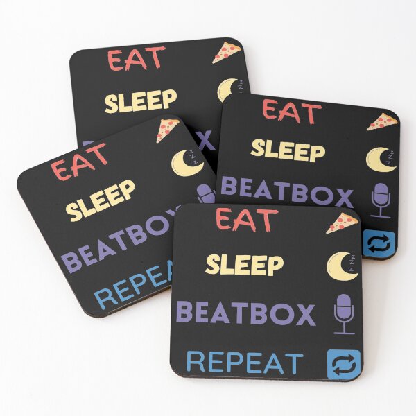 Item preview, Eat Sleep Beatbox Repeat designed and sold by Anuragwk.