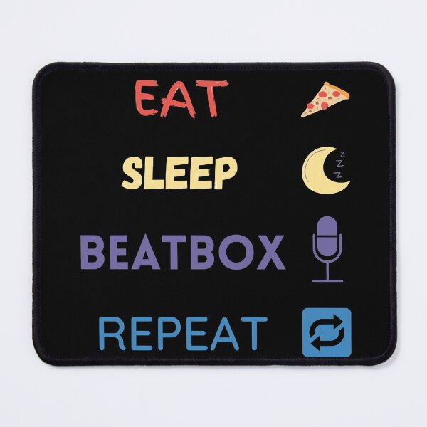Item preview, Eat Sleep Beatbox Repeat designed and sold by Anuragwk.
