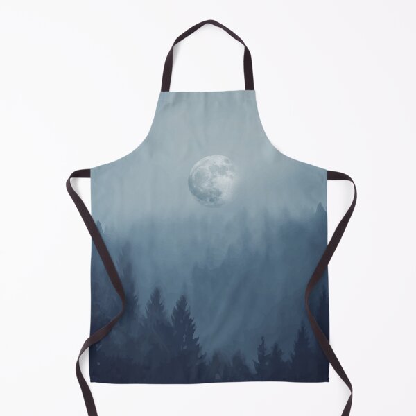 Item preview, forest, fog, mist, moon, stars, space, sky designed and sold by Collagedream.