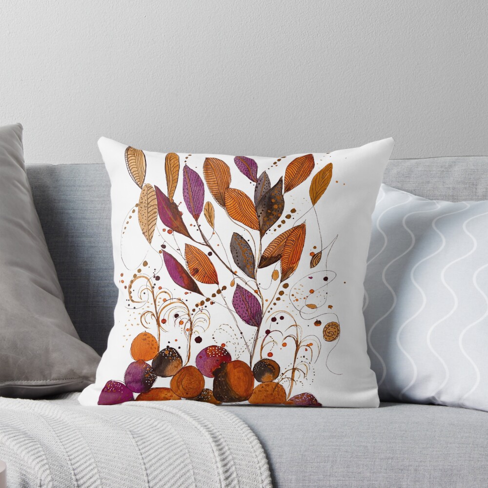Item preview, Throw Pillow designed and sold by Debrafarrellart.