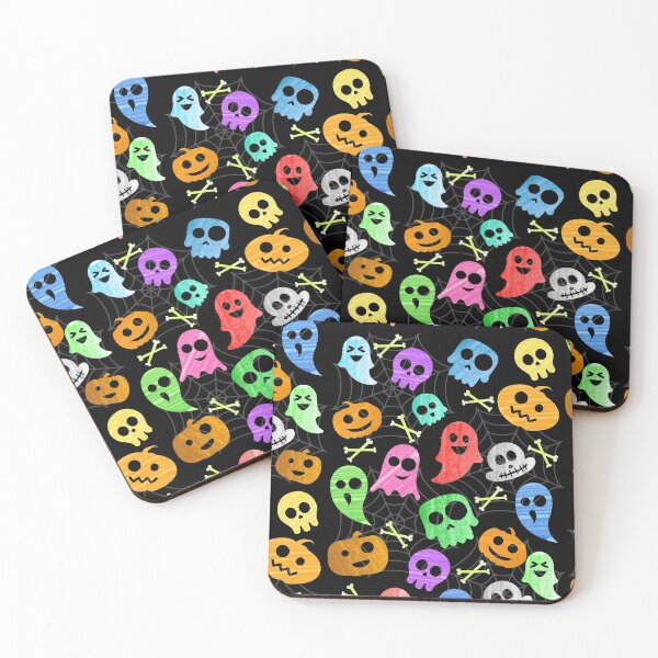 Item preview, Happy Halloween with cute Halloween stuffs designed and sold by Soumita.