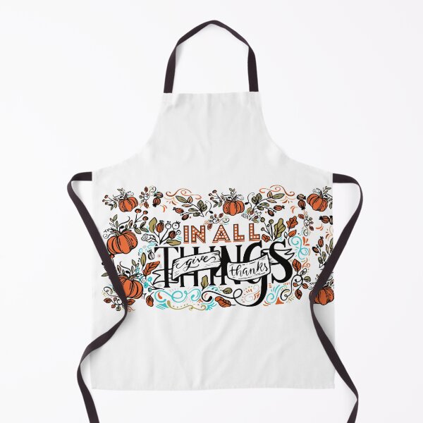 Item preview, IN ALL THINGS GIVE THANKS WITH PUMPKINS designed and sold by wildwhimsical.