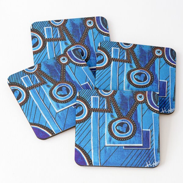 Item preview, Hearts and Circles designed and sold by Heather Labbe.